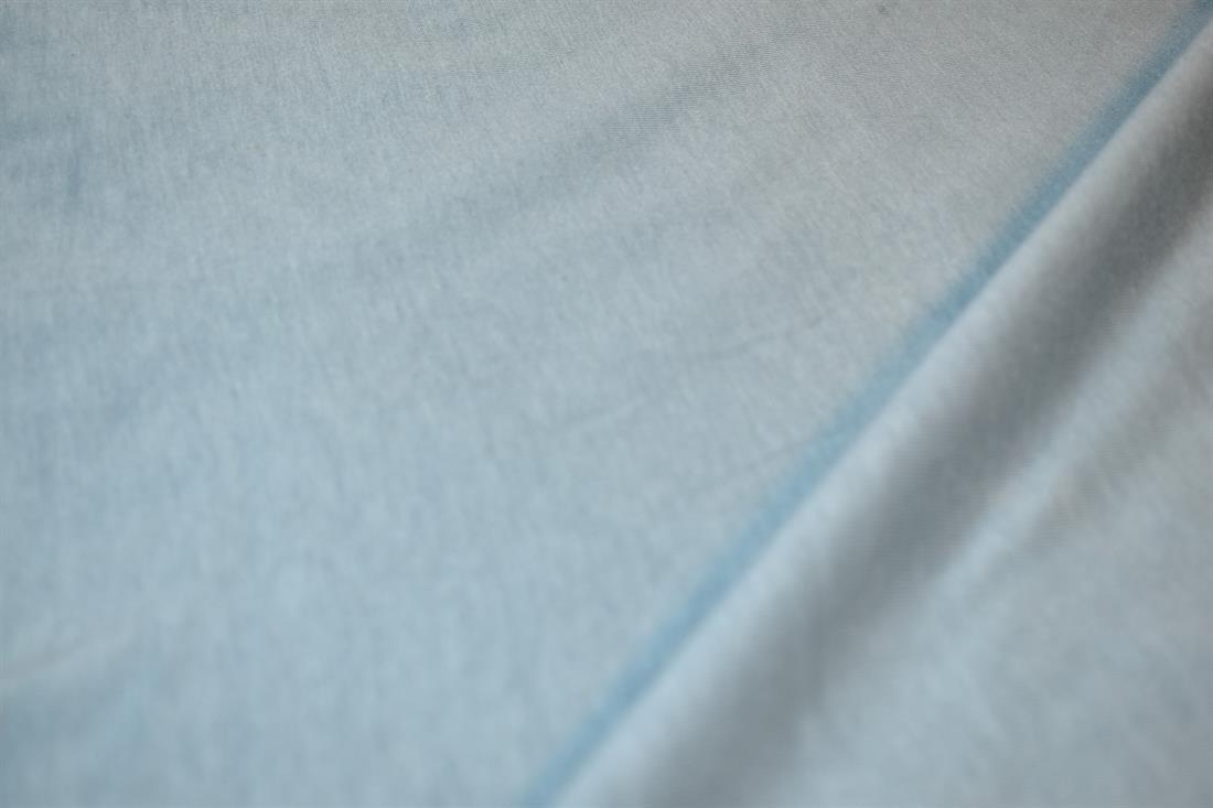 Duck Egg Blue Plain Polyester Jersey Fabric