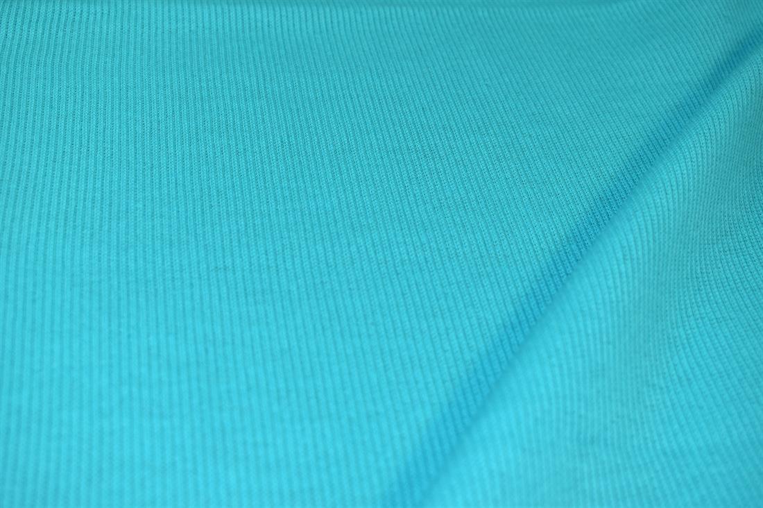 Turquoise Plain Polyester Jersey Fabric