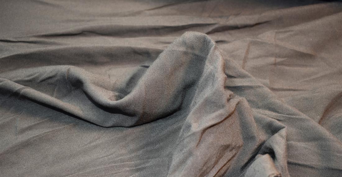 Charcoal Plain Polyester Fabric