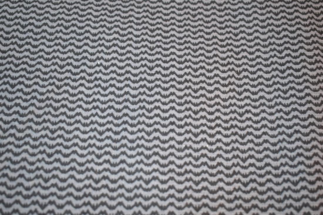 Charcoal Printed Polyester Fabric