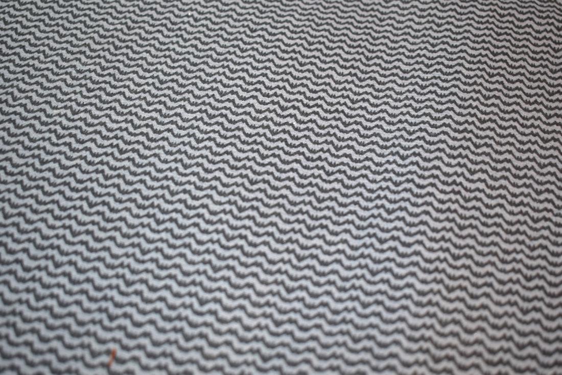 Charcoal Printed Polyester Fabric