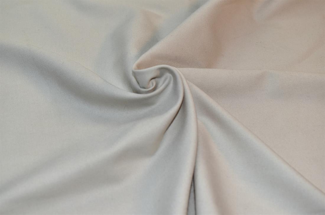 Beige Plain Polyester Fabric
