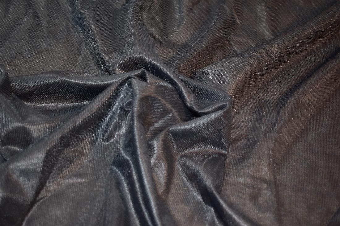 Black Plain Polyester Mesh Fabric