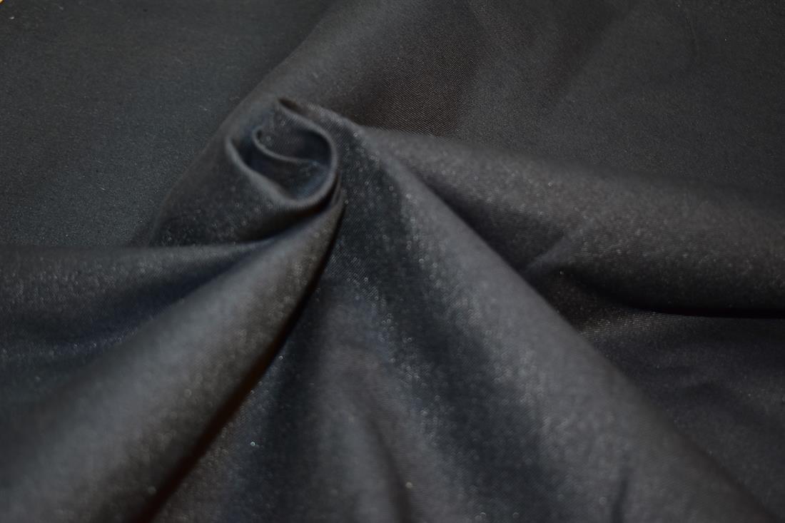 Black Plain Polyester Fabric