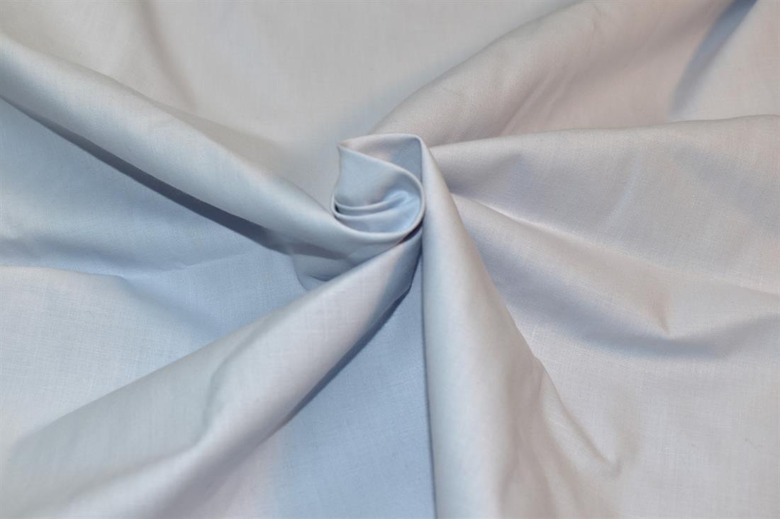 Light Blue Plain Polyester Fabric