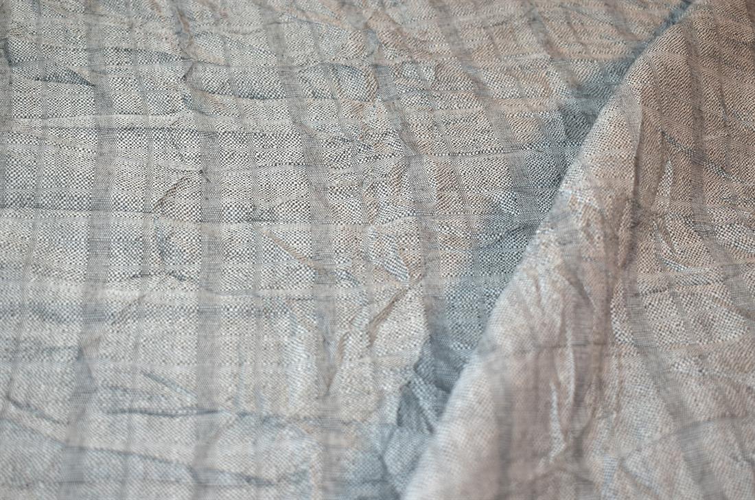 Light Grey Printed Polyester Fabric