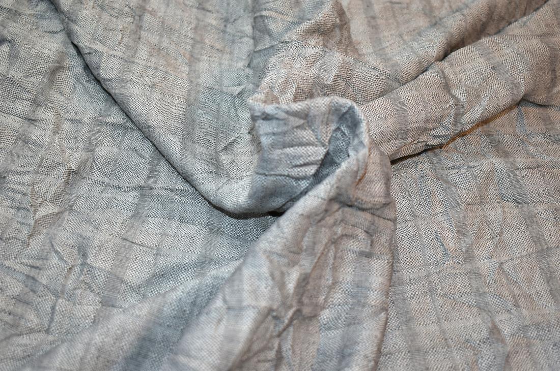 Light Grey Printed Polyester Fabric