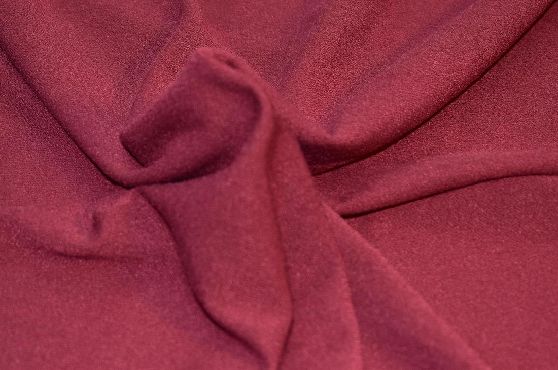 Wine Plain Polyester Jersey Fabric