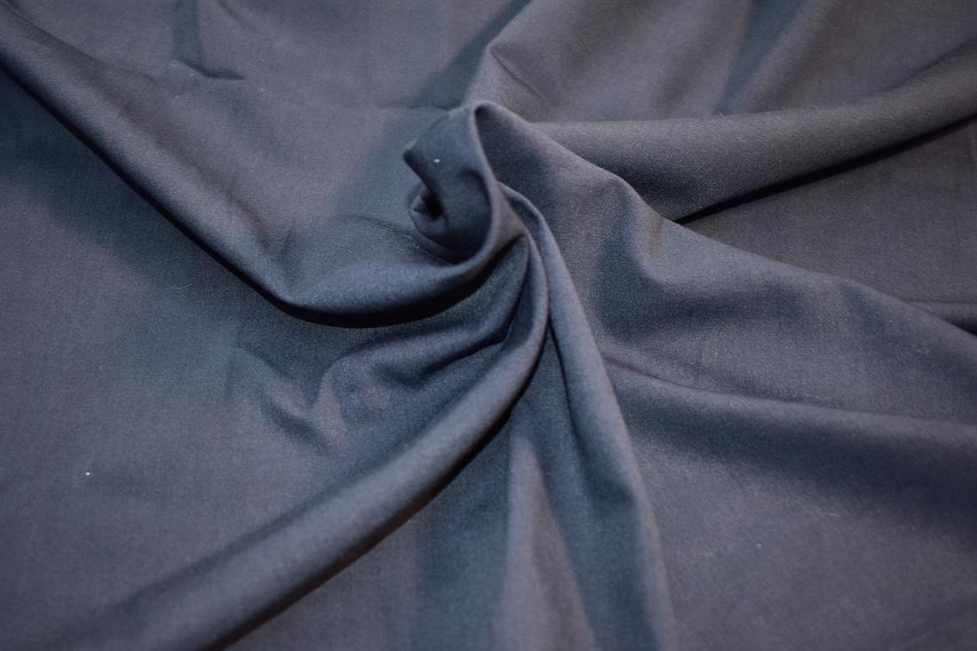 Navy Plain Polyester Fabric