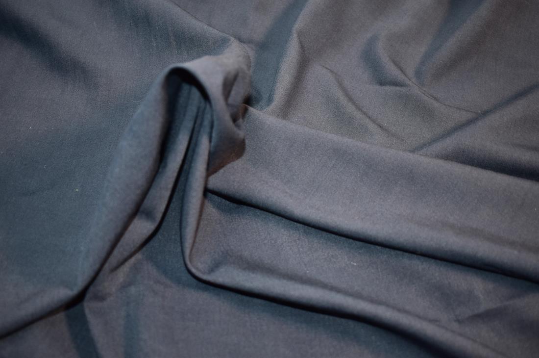 Navy Plain Polyester Fabric