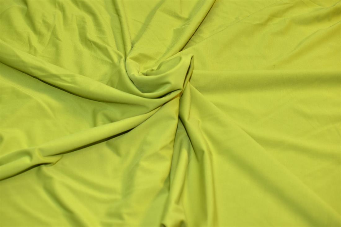 Olive Green Plain Polyester Jersey Fabric