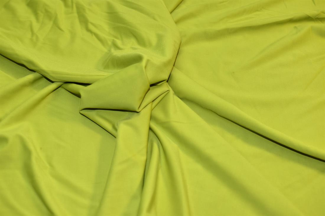 Olive Green Plain Polyester Jersey Fabric