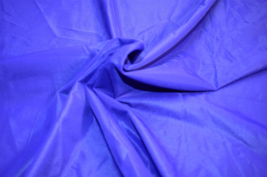 Royal Blue Plain Polyester Mesh Foil Fabric