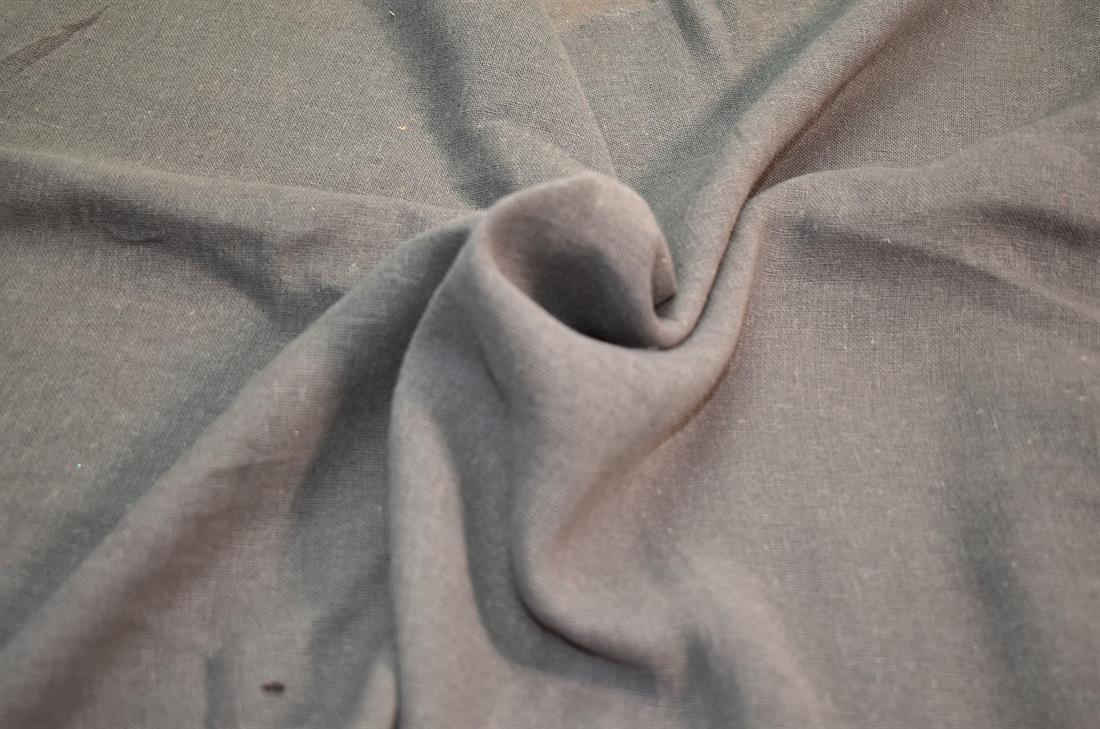 Dark Grey Plain Polyester Fabric