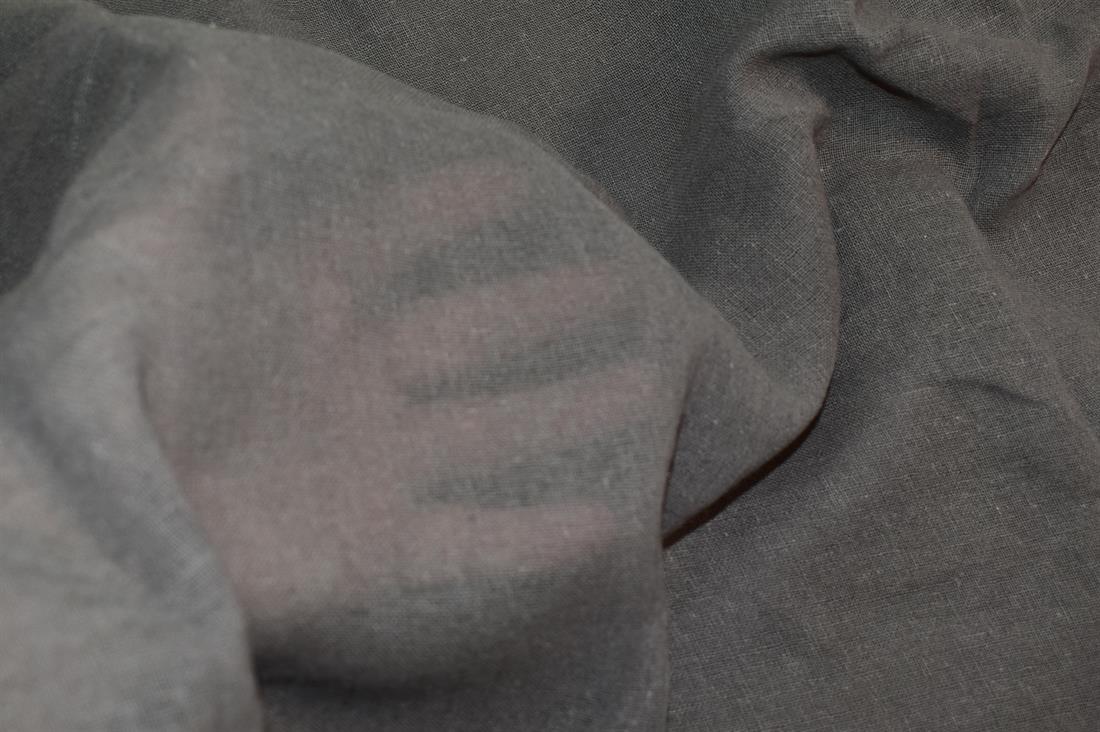 Dark Grey Plain Polyester Fabric
