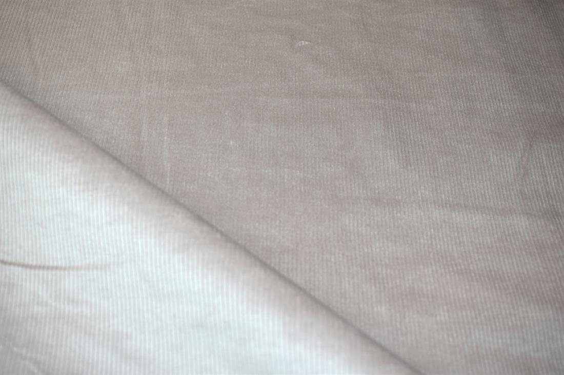 Light Peach Corduroy Plain Fabric