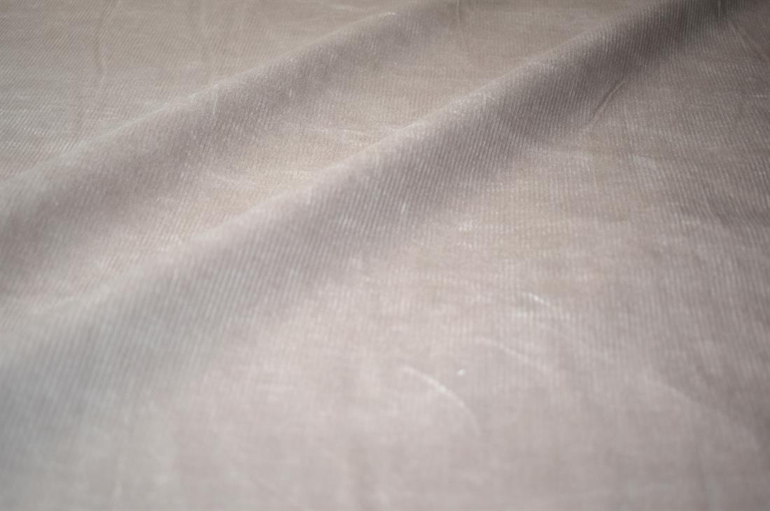 Light Peach Corduroy Plain Fabric