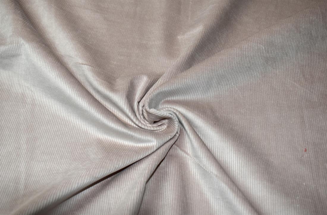 Light Peach Corduroy Plain Fabric