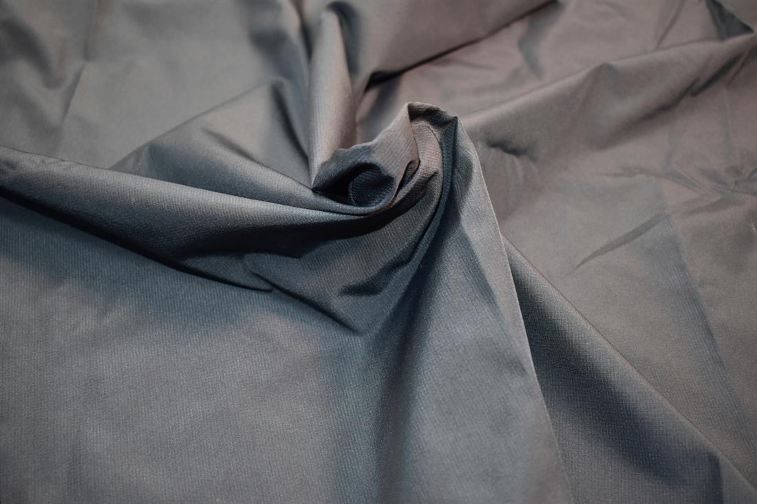 Dark Grey Plain Polyester Fabric