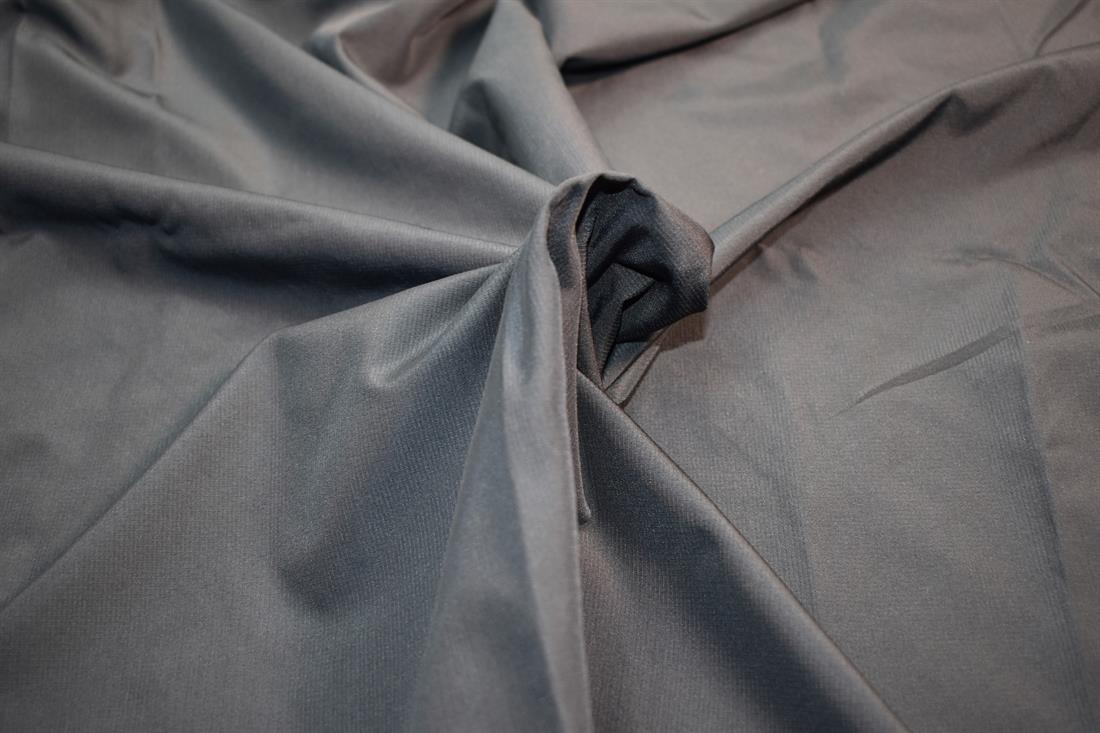 Dark Grey Plain Polyester Fabric