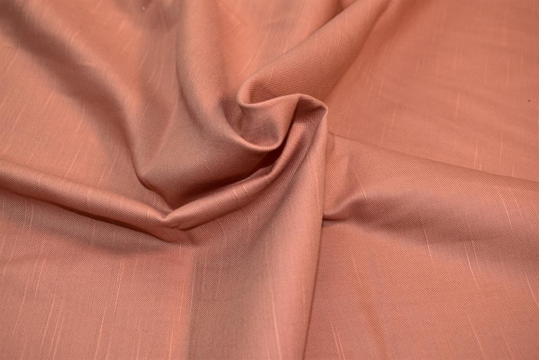 Rust Plain Polyester Fabric