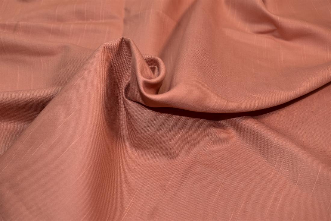 Rust Plain Polyester Fabric