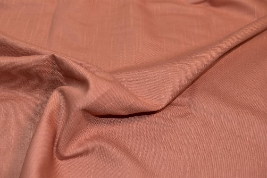 Rust Plain Polyester Fabric