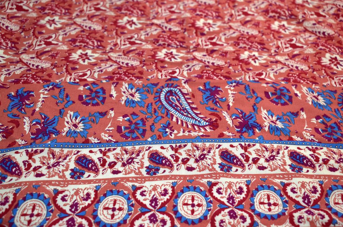 Printed Polyester Viscose Fabric