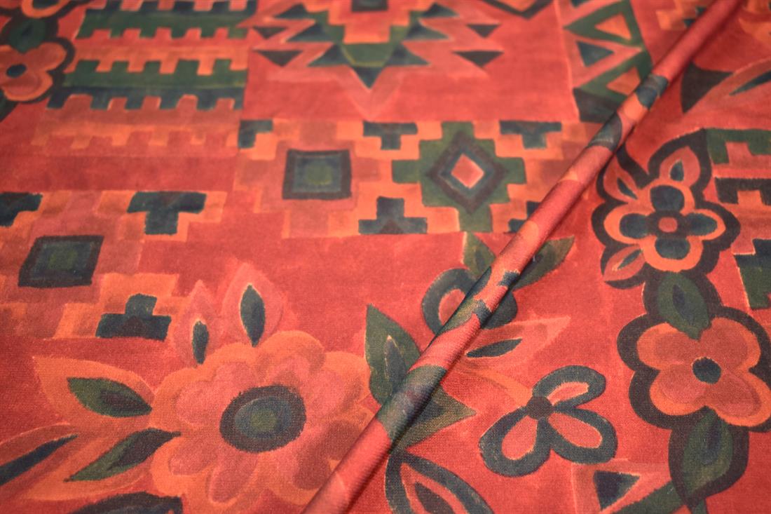Printed Polyester Jersey Fabric