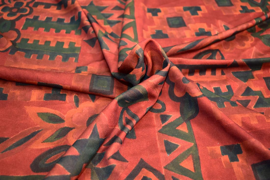 Printed Polyester Jersey Fabric
