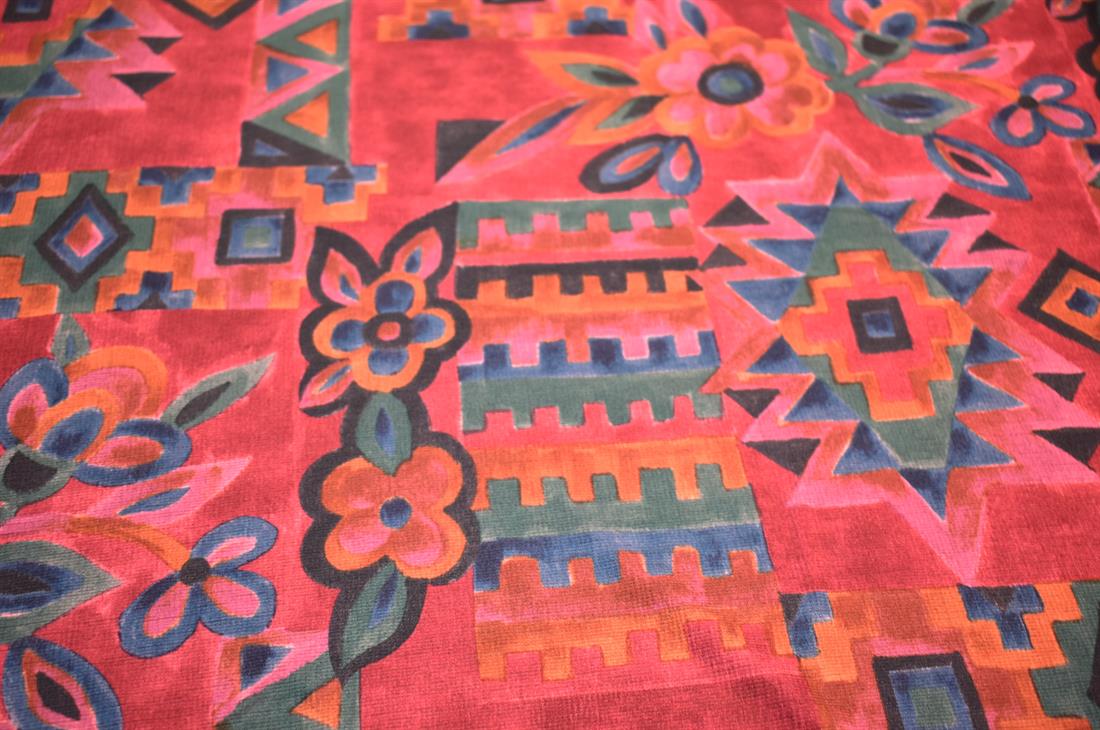 Printed Lightweight Polyester Jersey Fabric