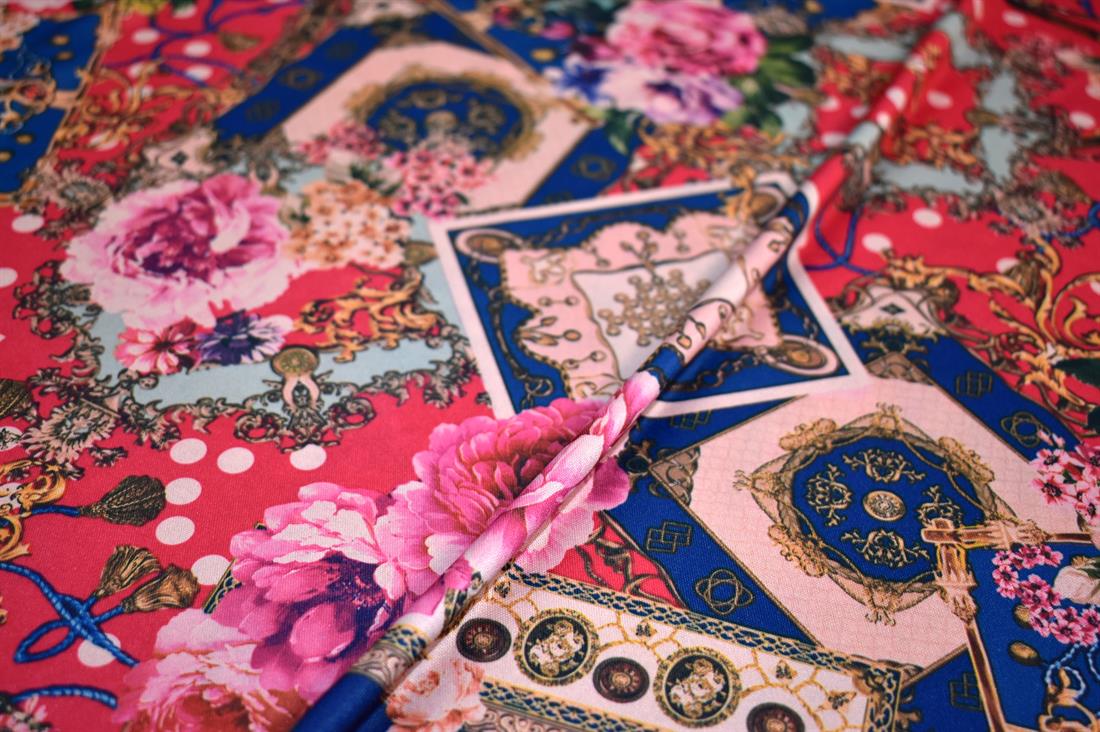 Printed Polyester Jersey Fabric
