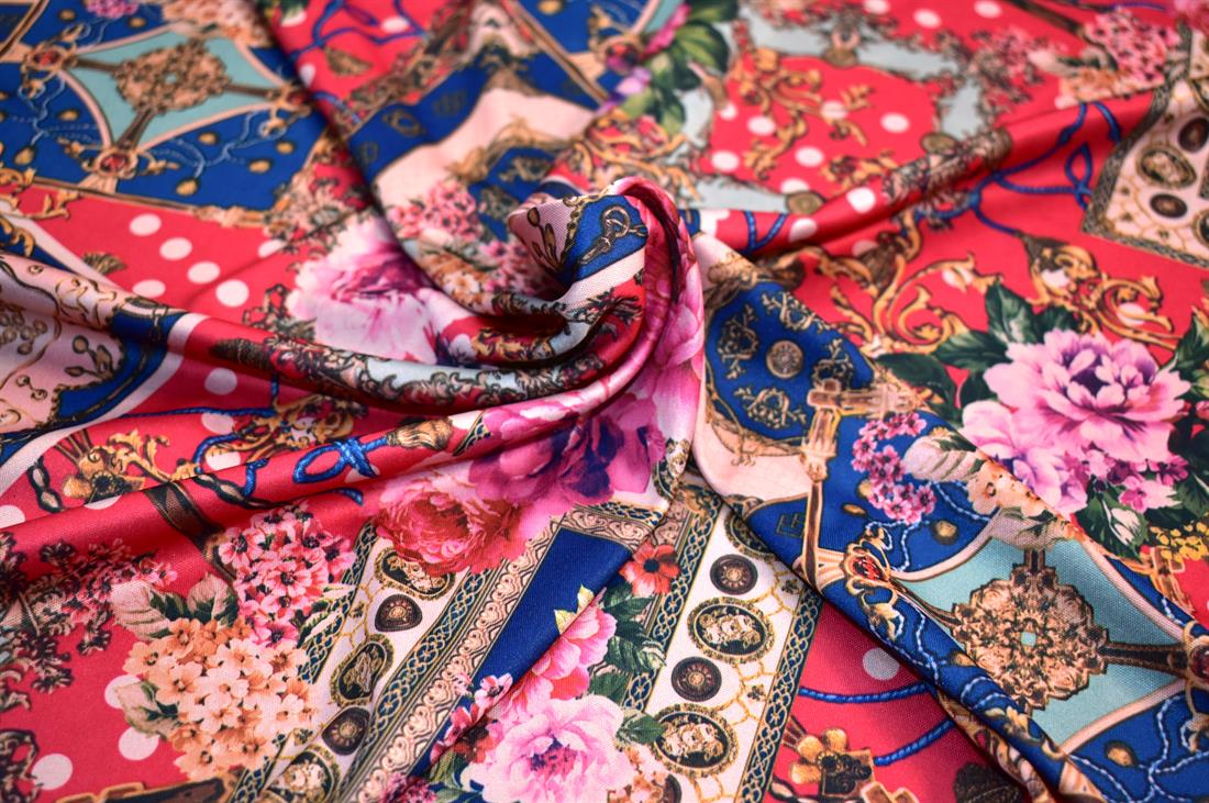 Printed Polyester Jersey Fabric