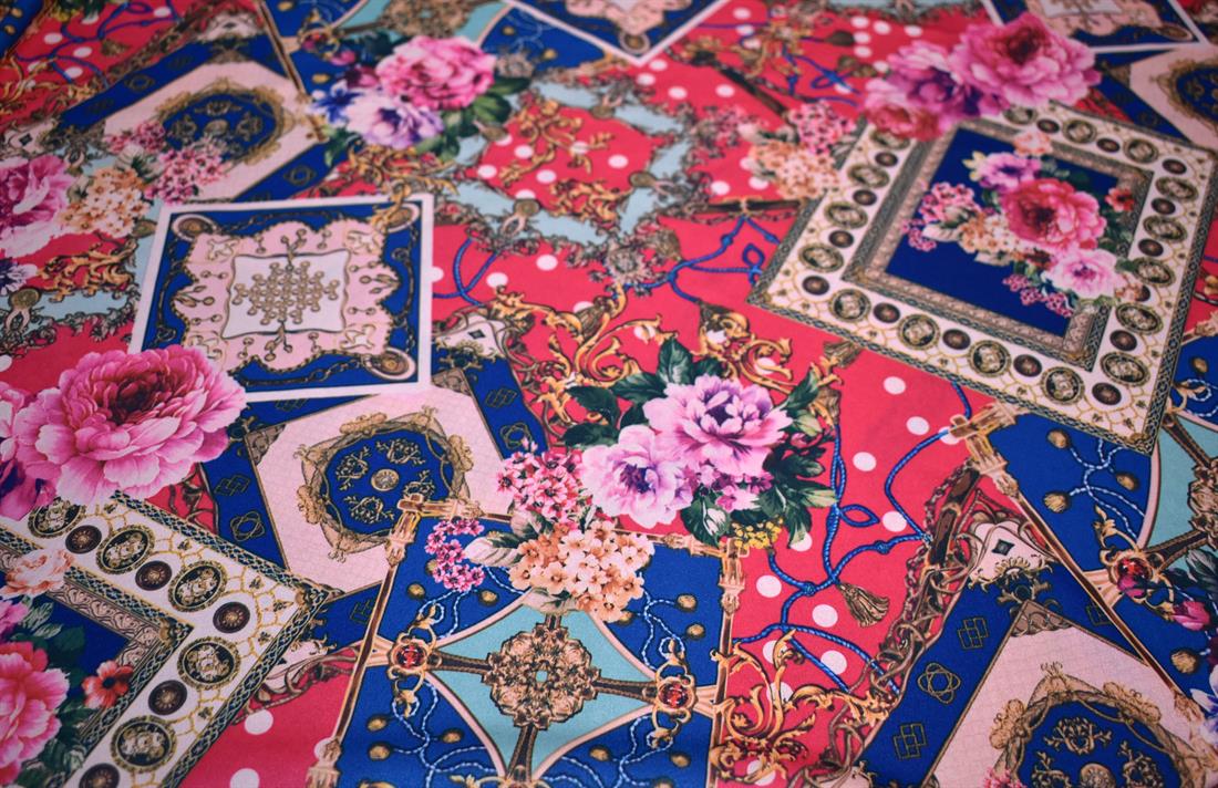 Printed Polyester Jersey Fabric