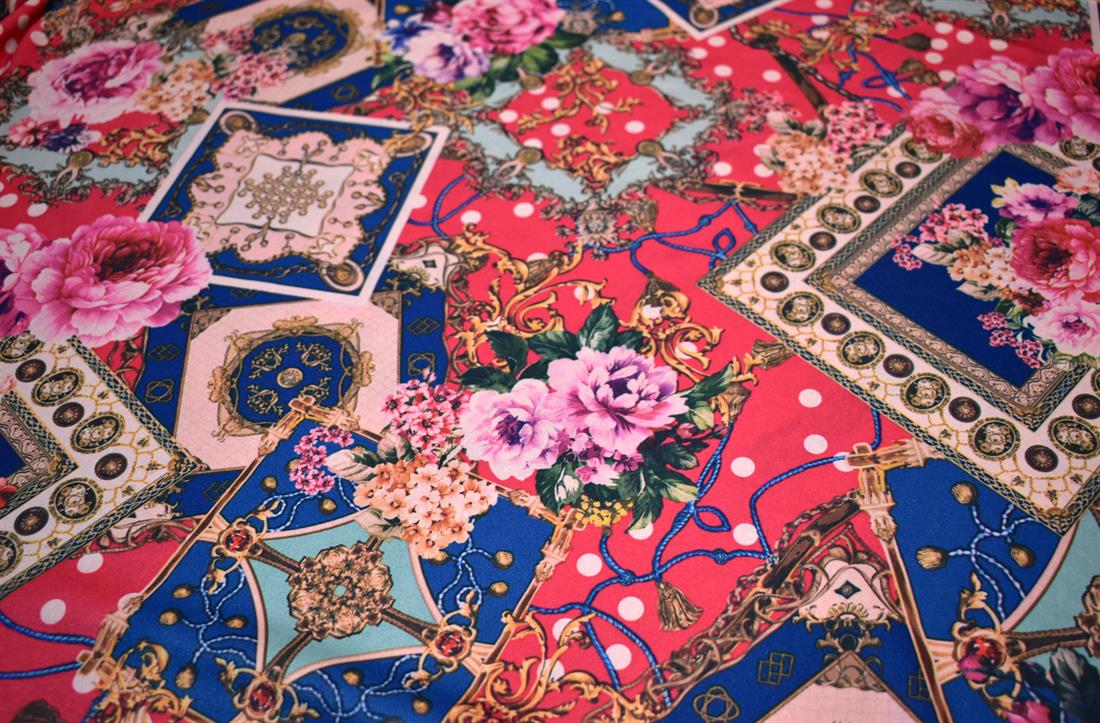 Printed Polyester Jersey Fabric