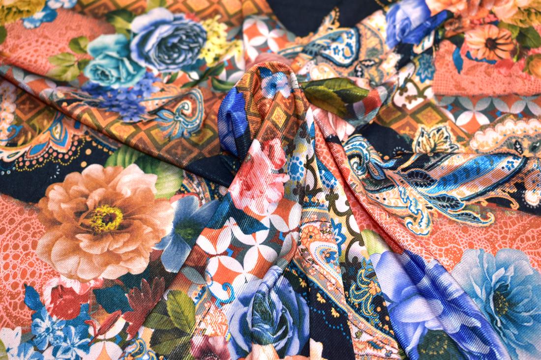 Printed Polyester Jersey Fabric