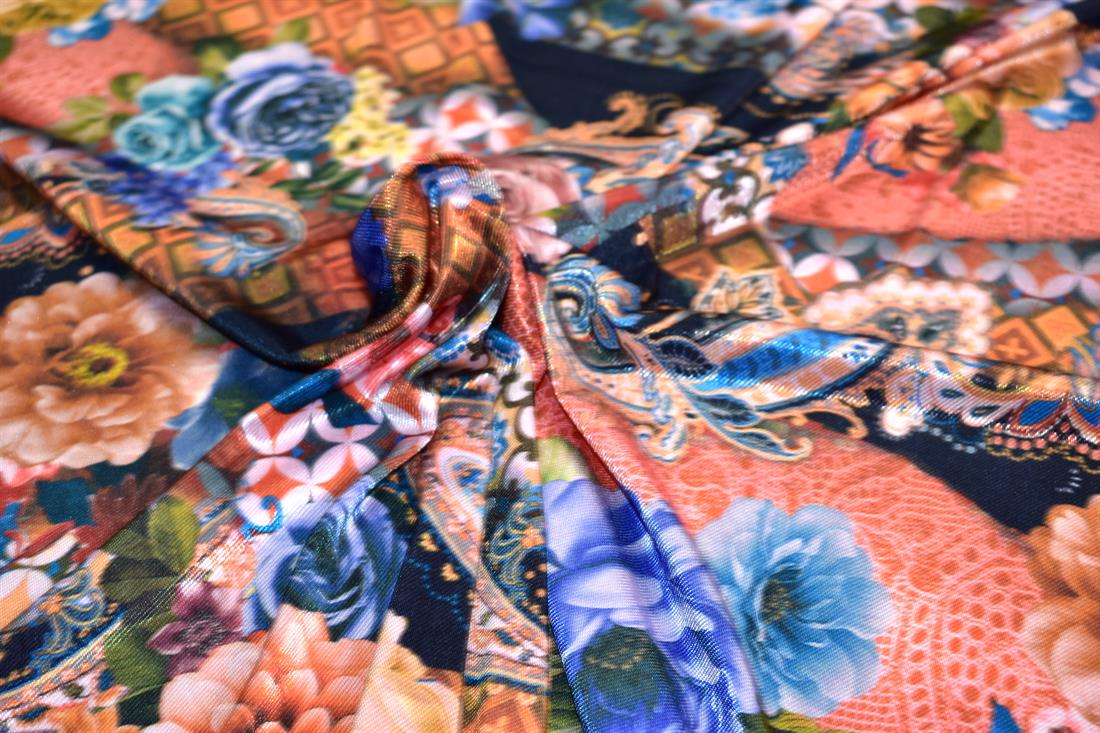 Printed Polyester Jersey Fabric
