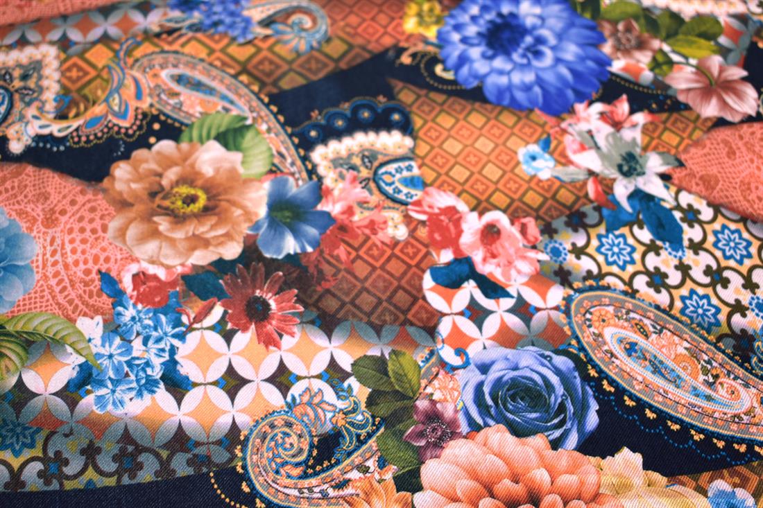 Printed Polyester Jersey Fabric