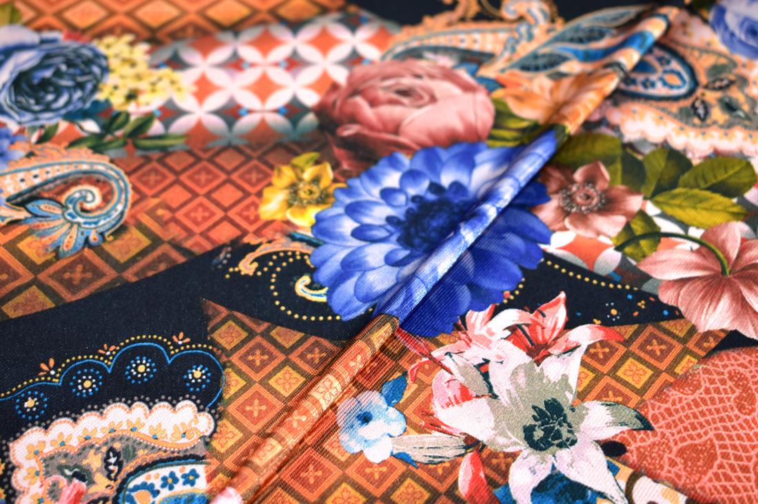 Printed Polyester Jersey Fabric