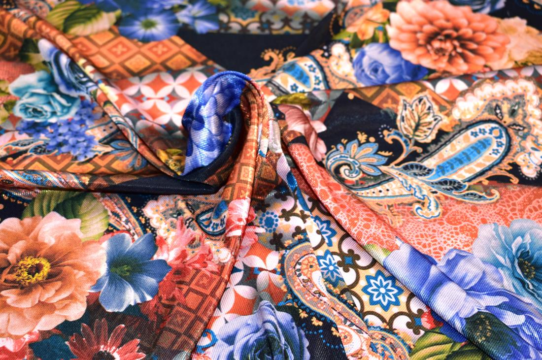 Printed Polyester Jersey Fabric