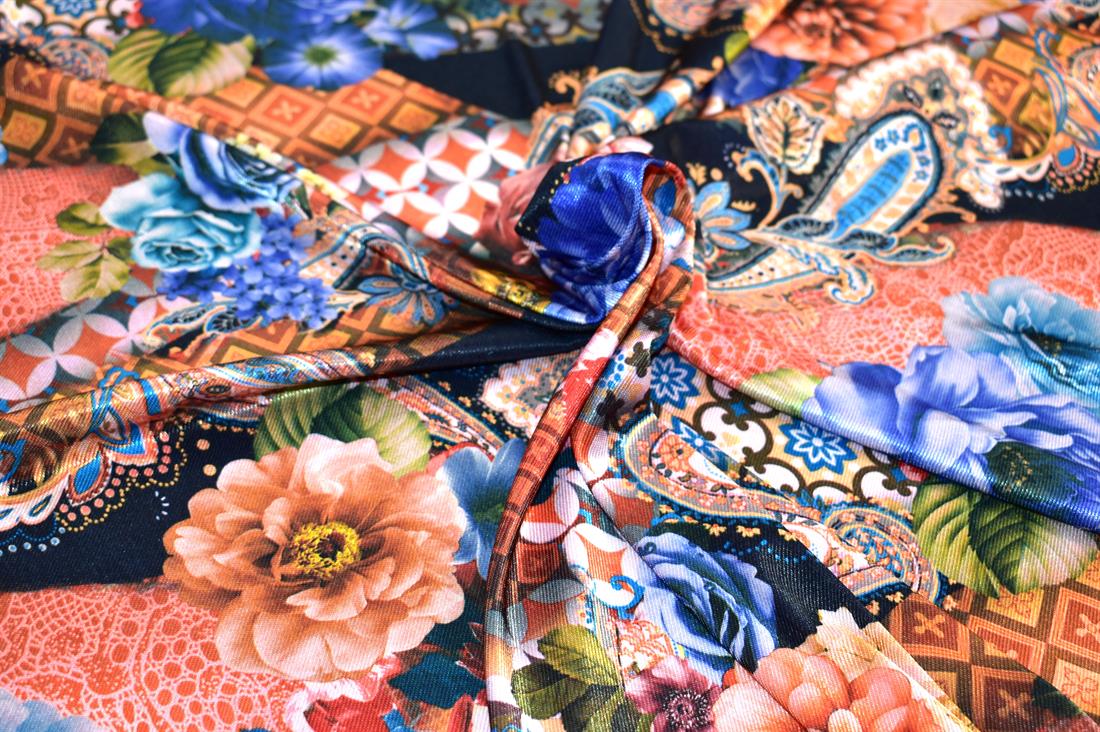 Printed Polyester Jersey Fabric