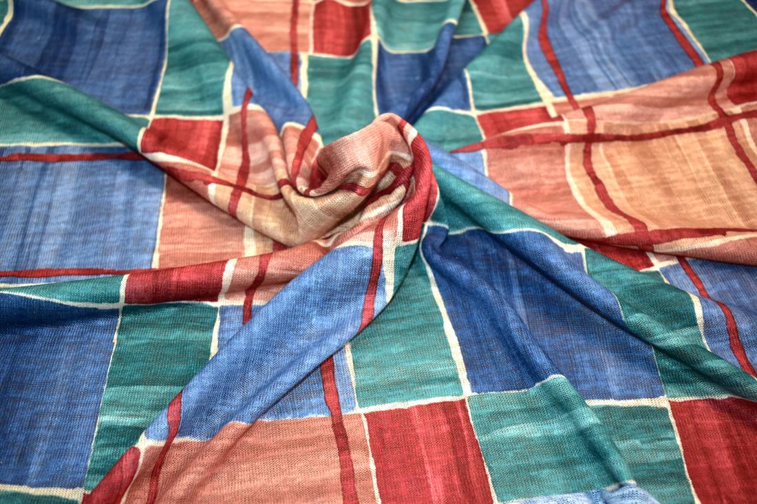 Printed Polyester Jersey Fabric
