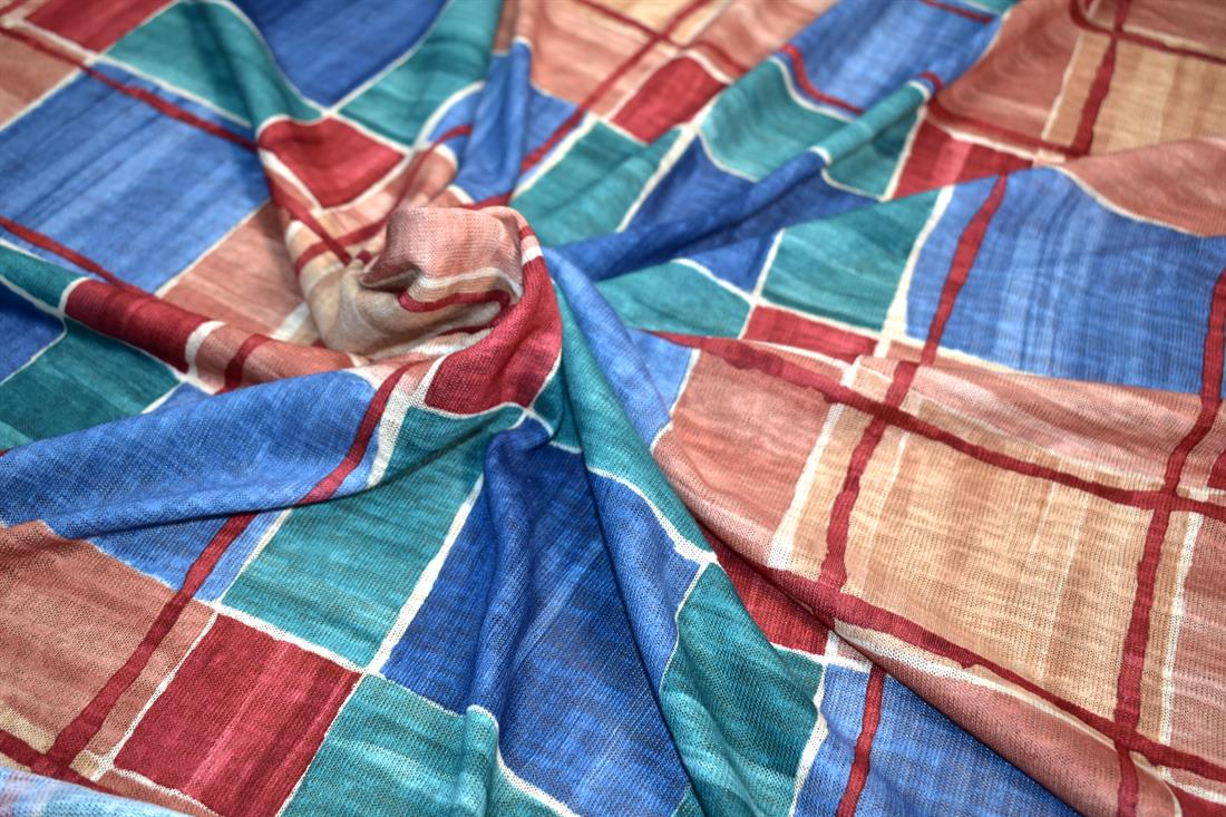 Printed Polyester Jersey Fabric