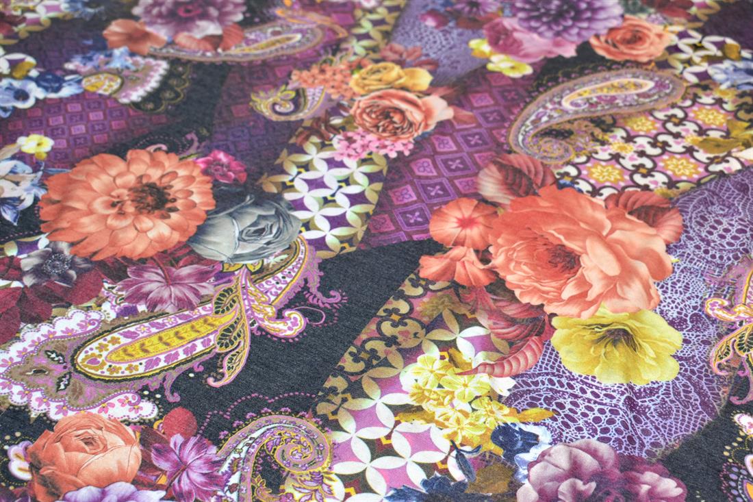 Printed Polyester Jersey Fabric