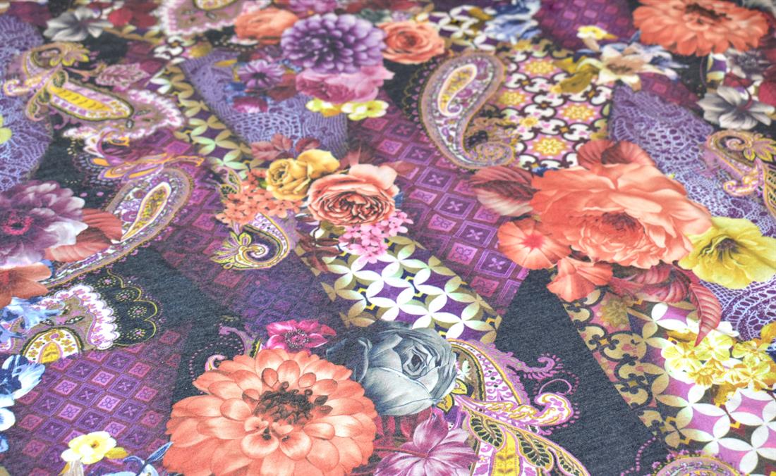 Printed Polyester Jersey Fabric