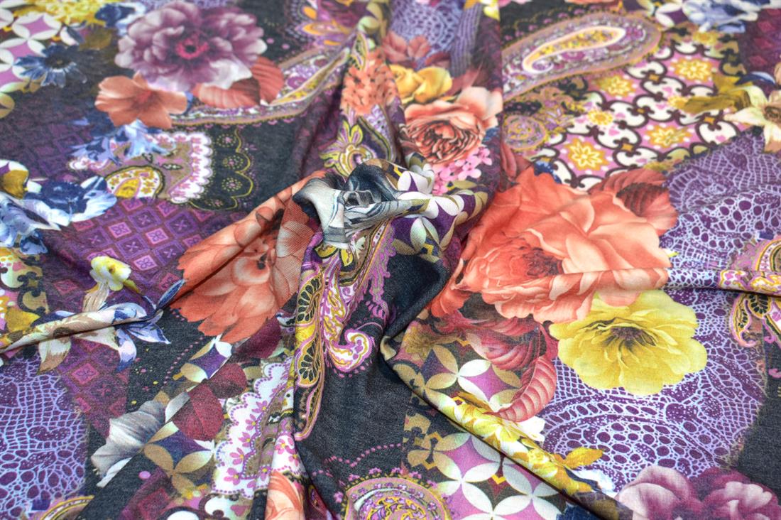 Printed Polyester Jersey Fabric