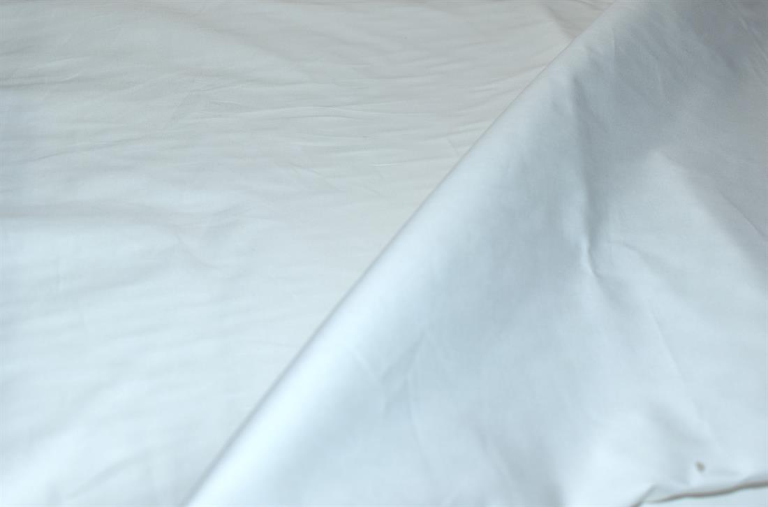 White Plain Polyester Cotton Fabric