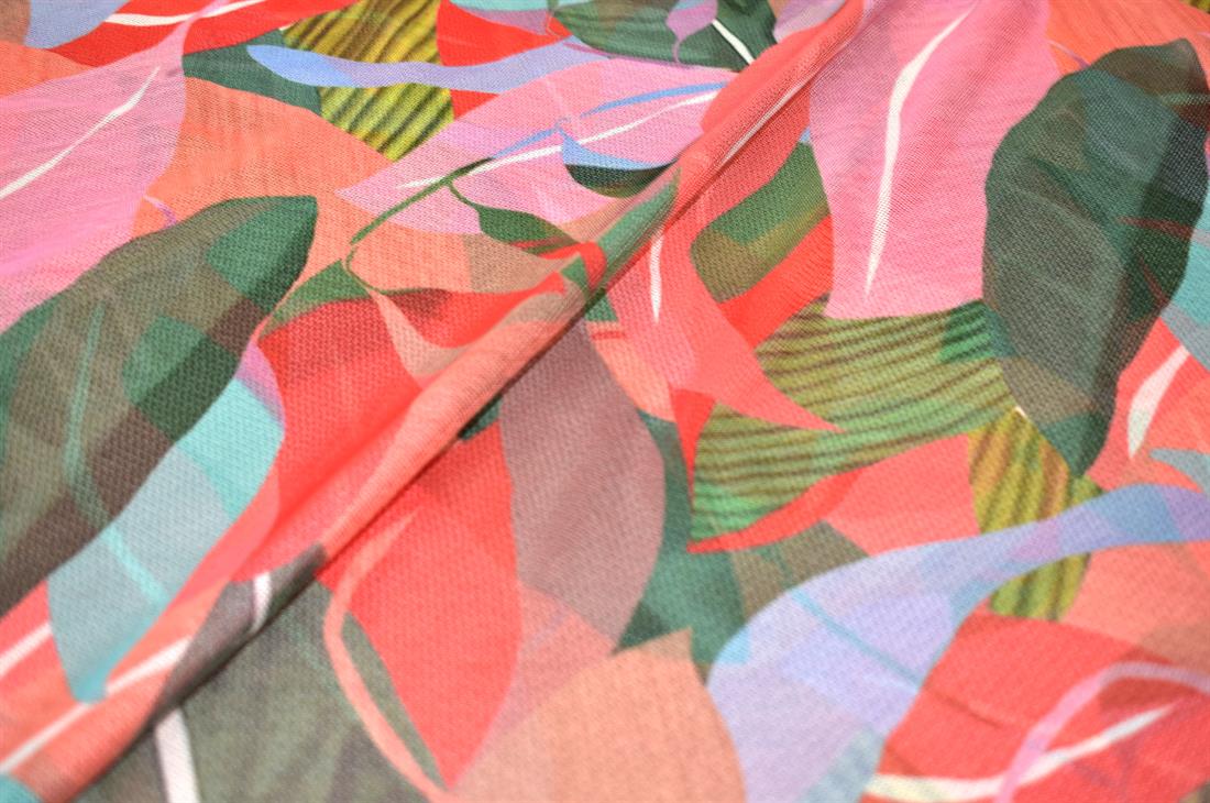 Printed Polyester Mesh Fabric