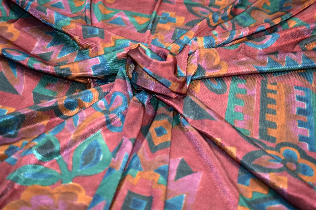Printed Polyester Jersey Fabric