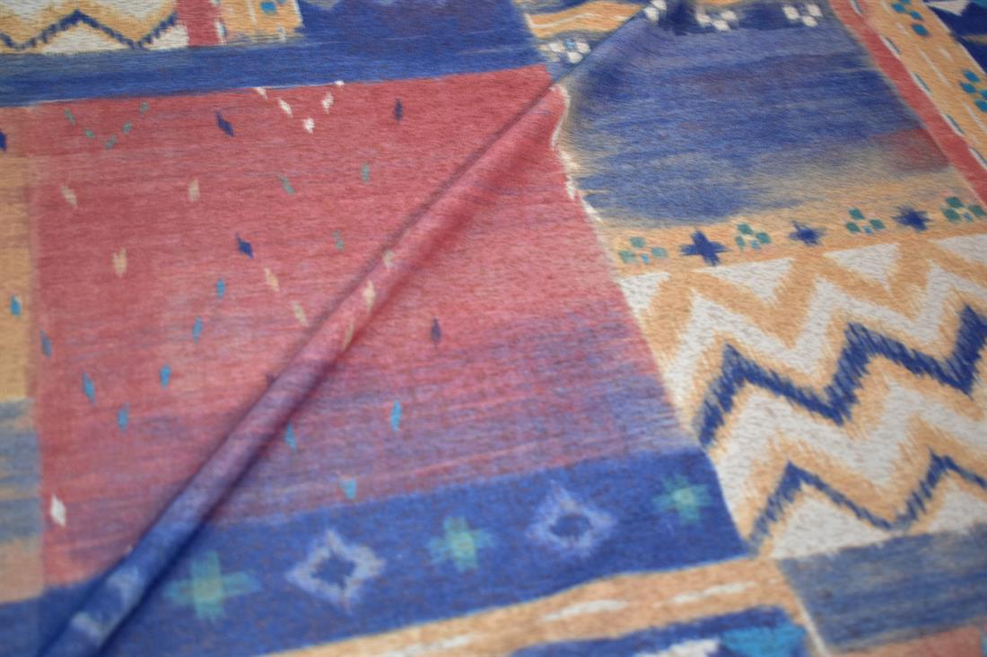 Printed Lightweight Polyester Jersey Fabric